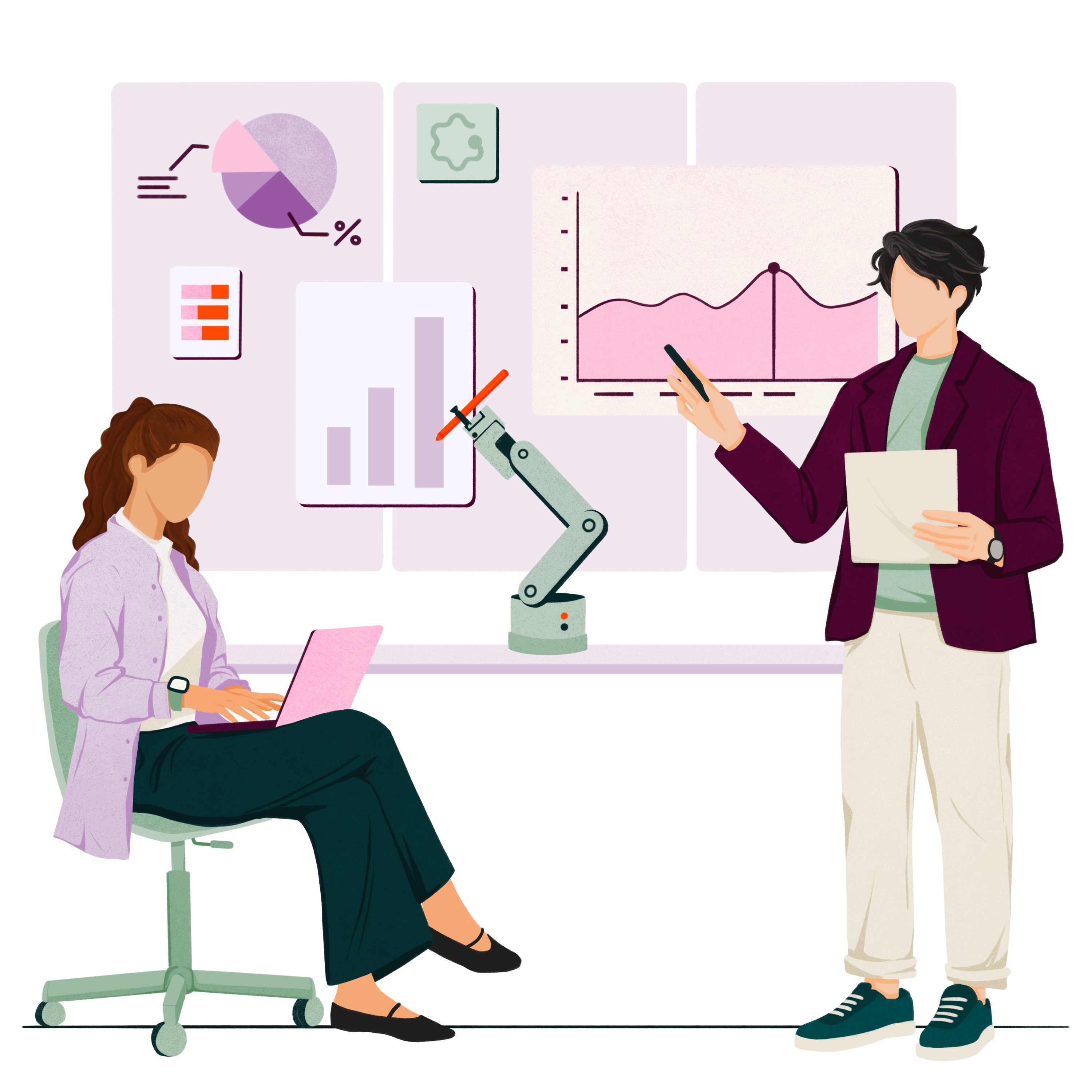 HubSpot solutions partner illustration